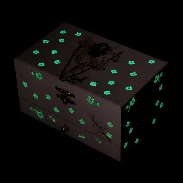 Trousselier Photoluminescent Musical Jewelry Box Fairy Cherry - Flower Fairies - Glow in dark