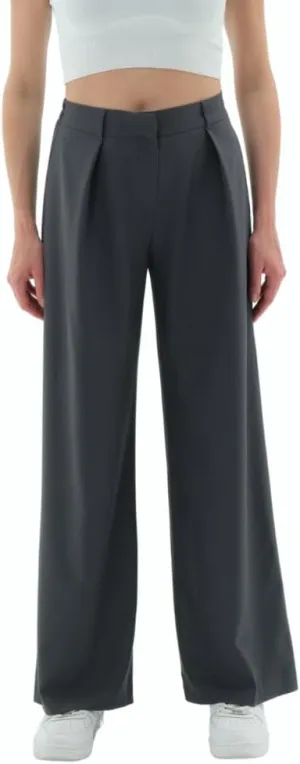Wide Leg Work Pants Womens Elastic High Waisted Casual Office Dress Pants Trousers with Pocket Normal and Plus Size Slacks